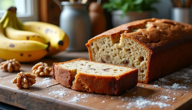 découvrez notre recette gourmande de banana bread sans gluten, accompagnée d'astuces faciles pour réussir un gâteau moelleux et savoureux. parfait pour un goûter sain et délicieux !