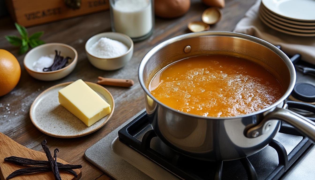 découvrez la recette authentique du caramel beurre salé breton : conseils, secrets et astuces pour réussir facilement ce délice chez vous. parfait pour napper crêpes, gâteaux ou glaces !