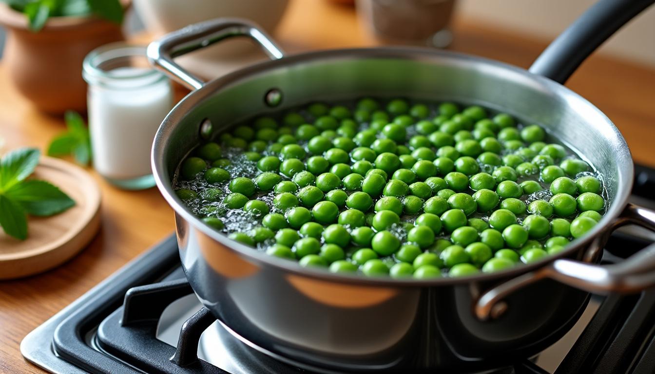 découvrez le temps de cuisson parfait pour des petits pois frais tendres et savoureux. astuces et conseils pour réussir facilement vos petits pois à chaque fois !