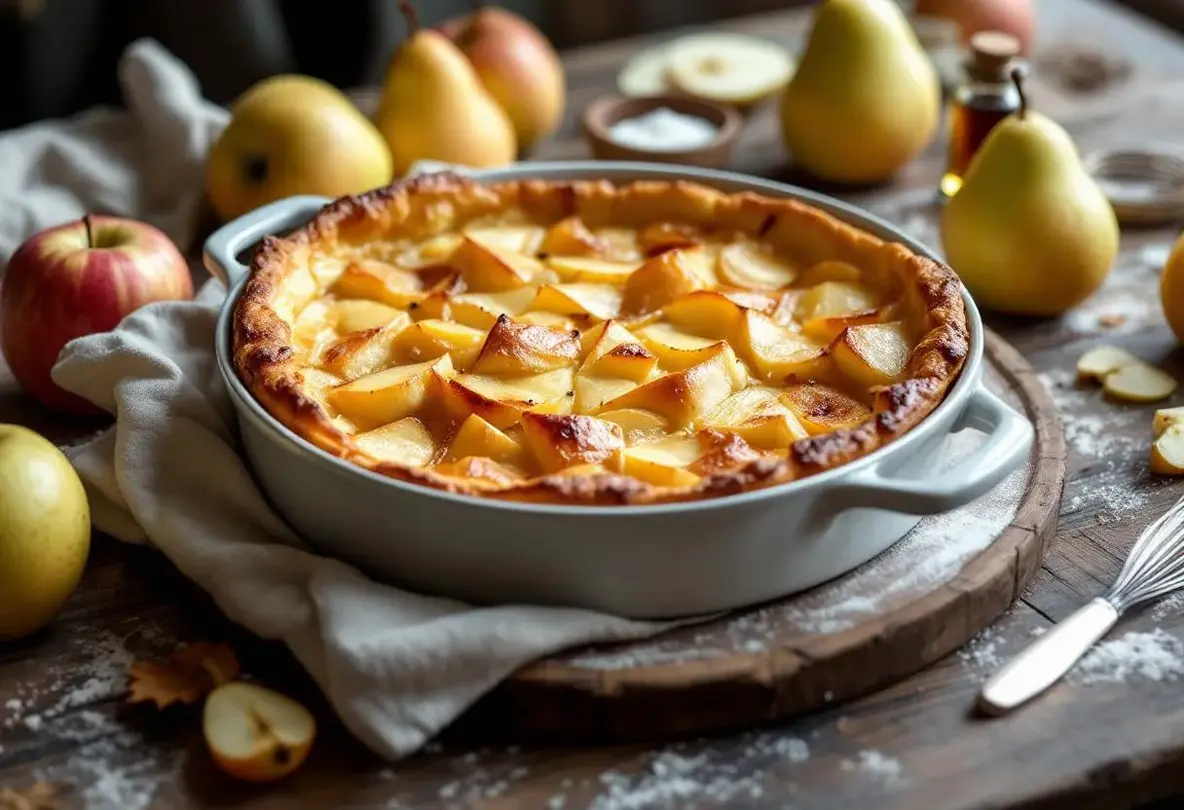 Clafoutis pommes-poires ultra moelleux : l’astuce vanille qui va changer votre automne