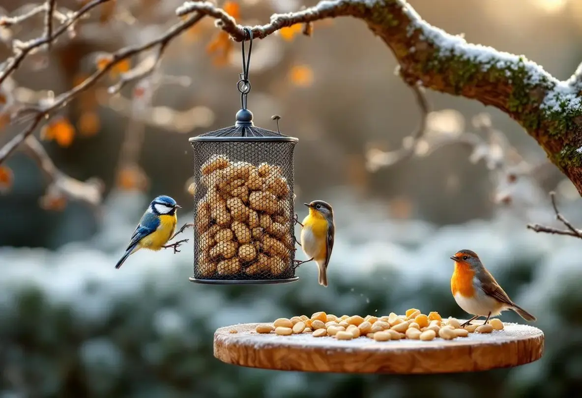 En décembre, ce petit aliment du placard que les jardiniers négligent peut vraiment sauver les oiseaux de leur jardin