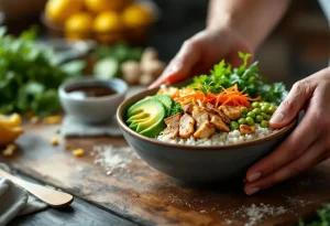 recette poke bowl poulet