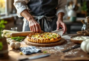 tarte aux poireaux à l'ancienne