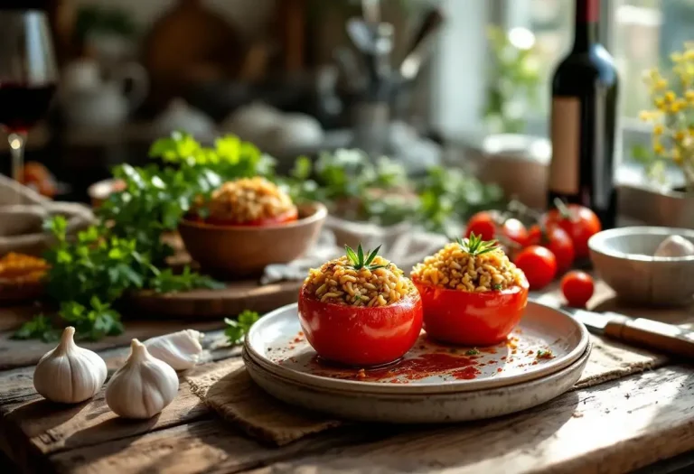 tomates farcies recette de grand-mère avec riz