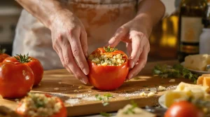 tomates farcies recette de grand-mère avec riz